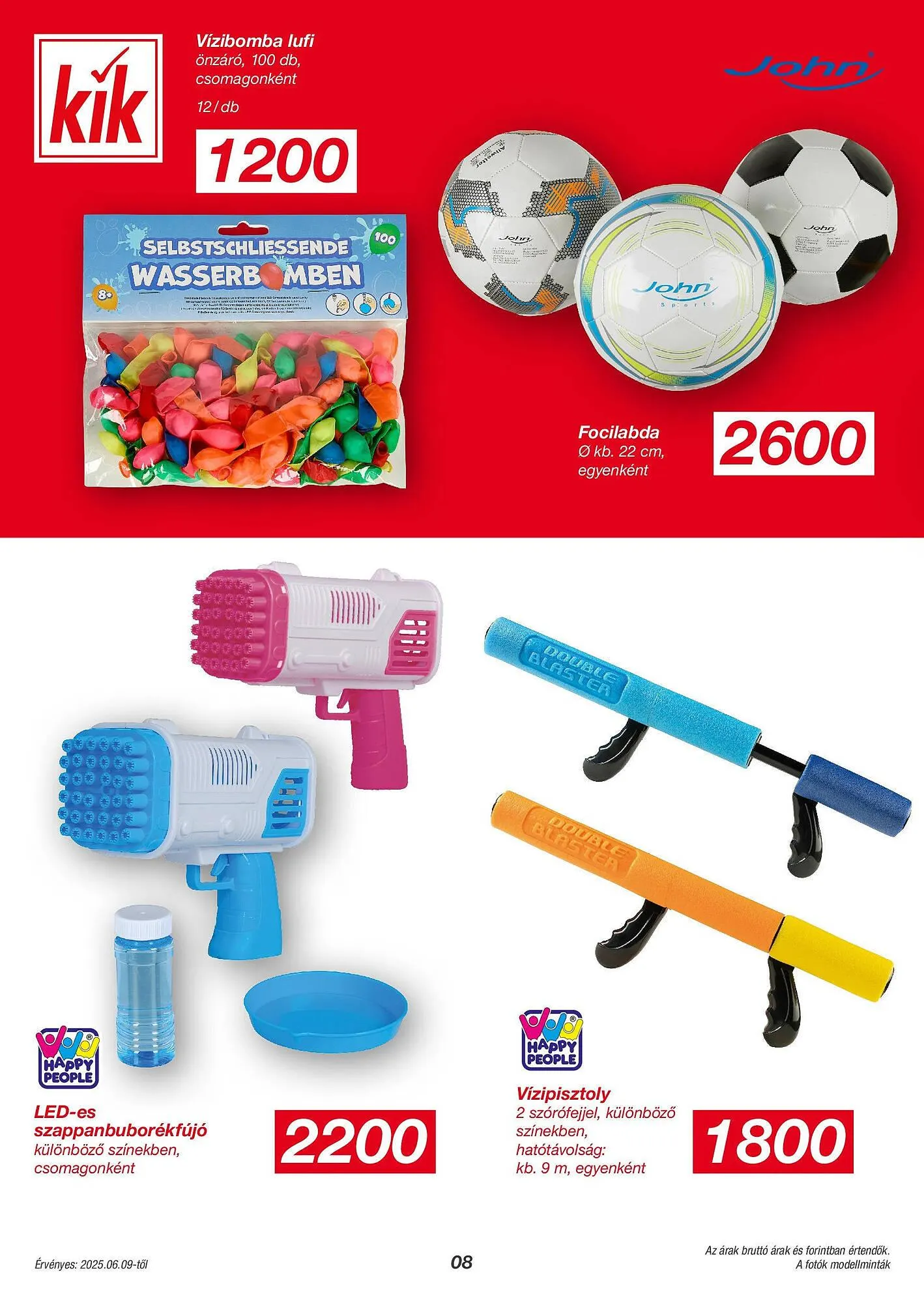 Katalógus Kik akciós újság június 9.-tól július 31.-ig 2025. - Oldal 8