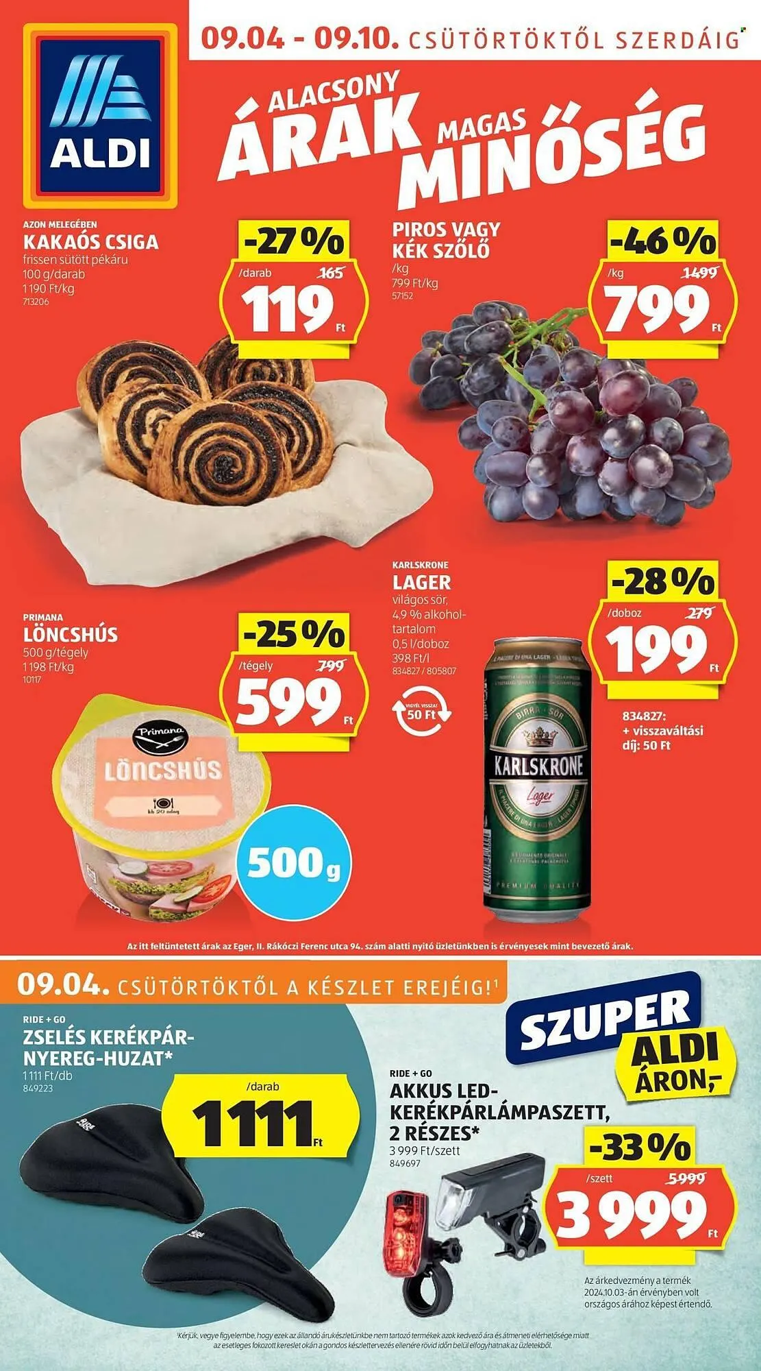 Katalógus ALDI akciós újság szeptember 4.-tól szeptember 10.-ig 2025. - Oldal 1