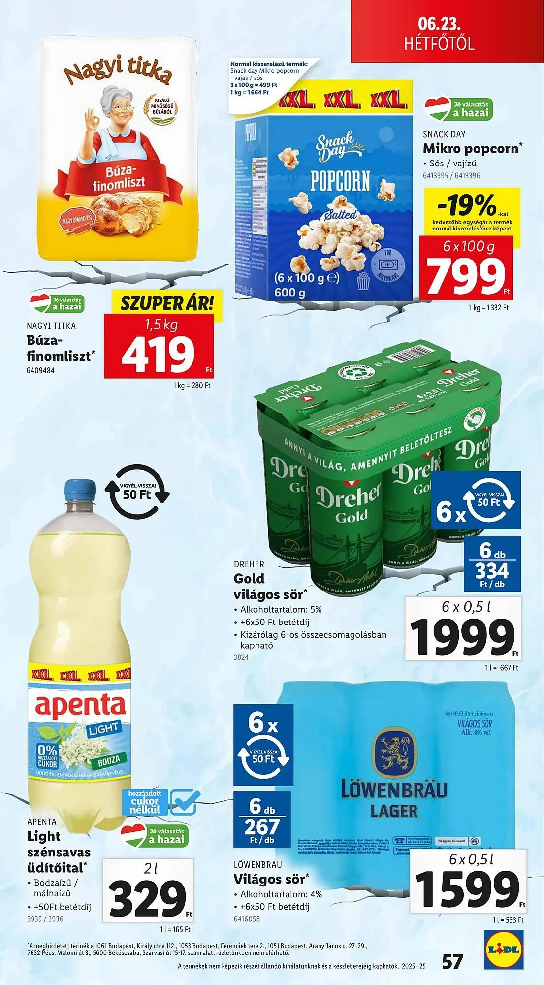 Katalógus Lidl akciós újság június 19.-tól június 25.-ig 2025. - Oldal 57