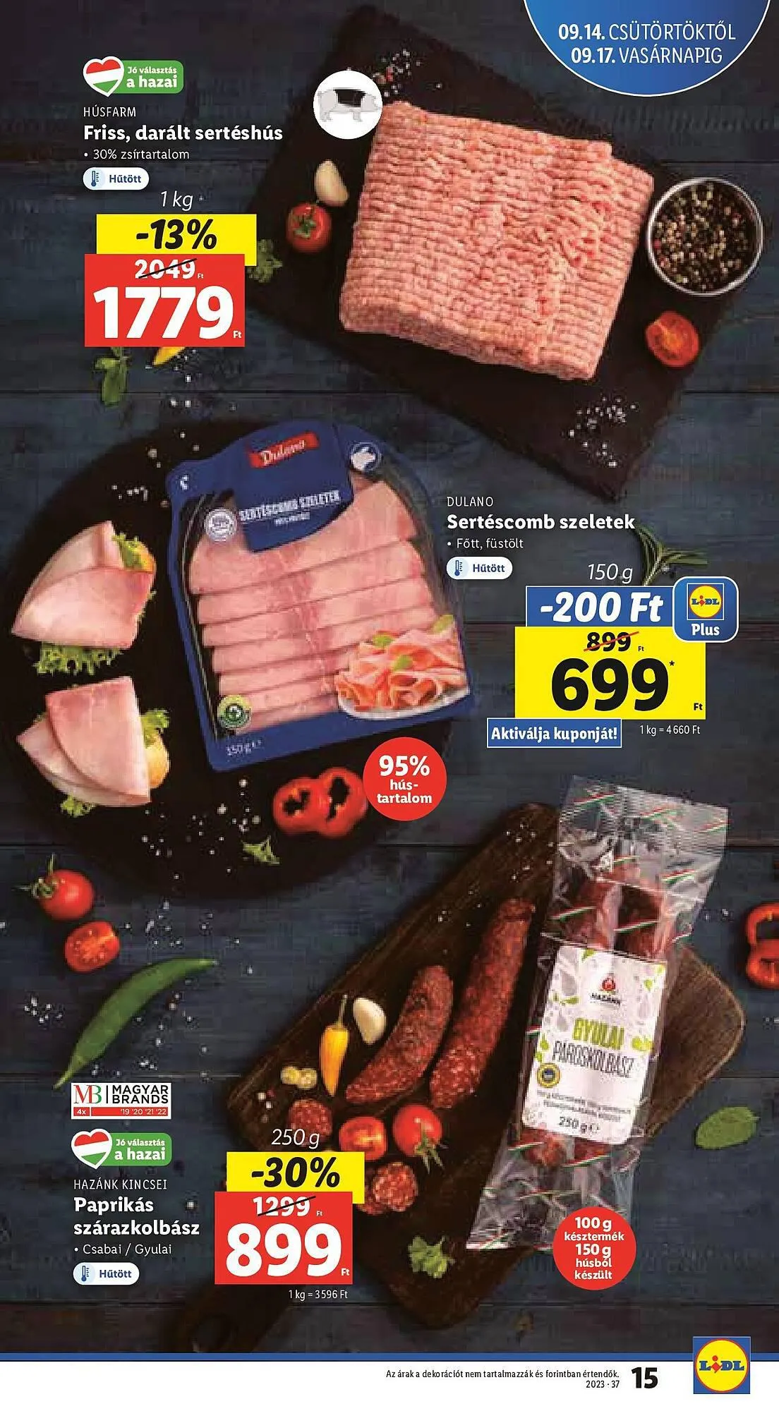 Katalógus Lidl akciós újság szeptember 14.-tól szeptember 20.-ig 2023. - Oldal 15