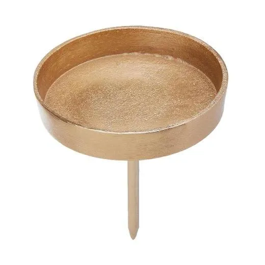 koszorúba szúrható gyertyatartó, arany Ø8cm