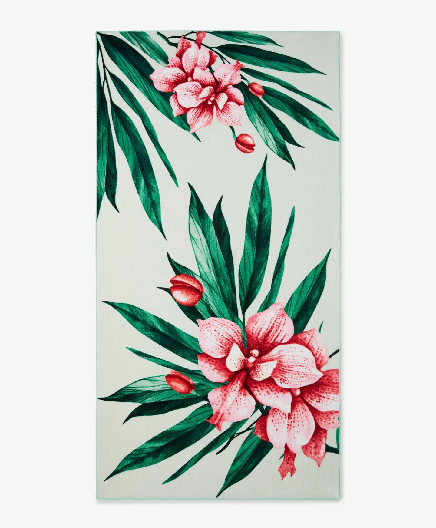 strandtörölköző virág mintával