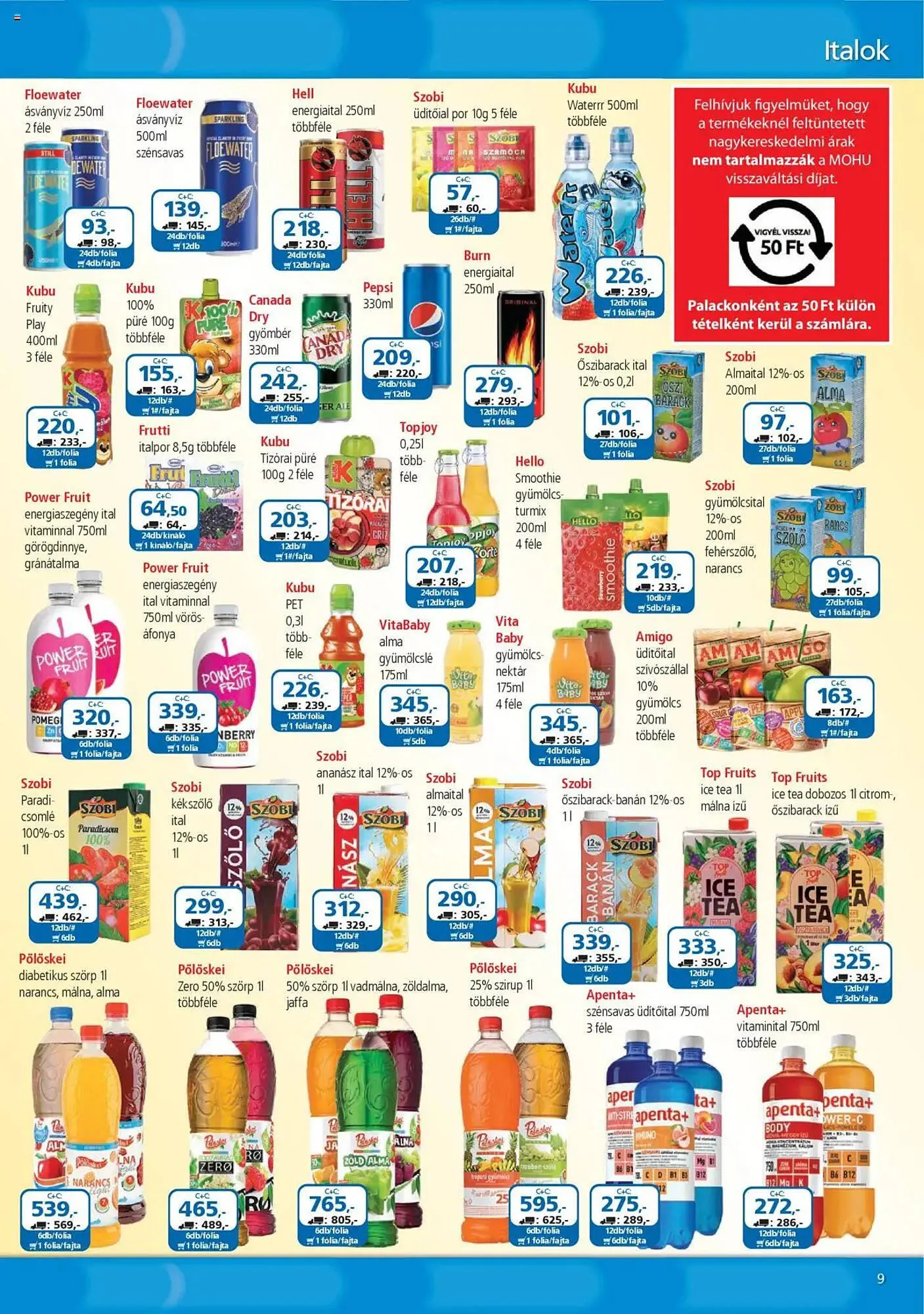 Katalógus ÁRKLUB akciós újság április 1.-tól április 30.-ig 2025. - Oldal 9