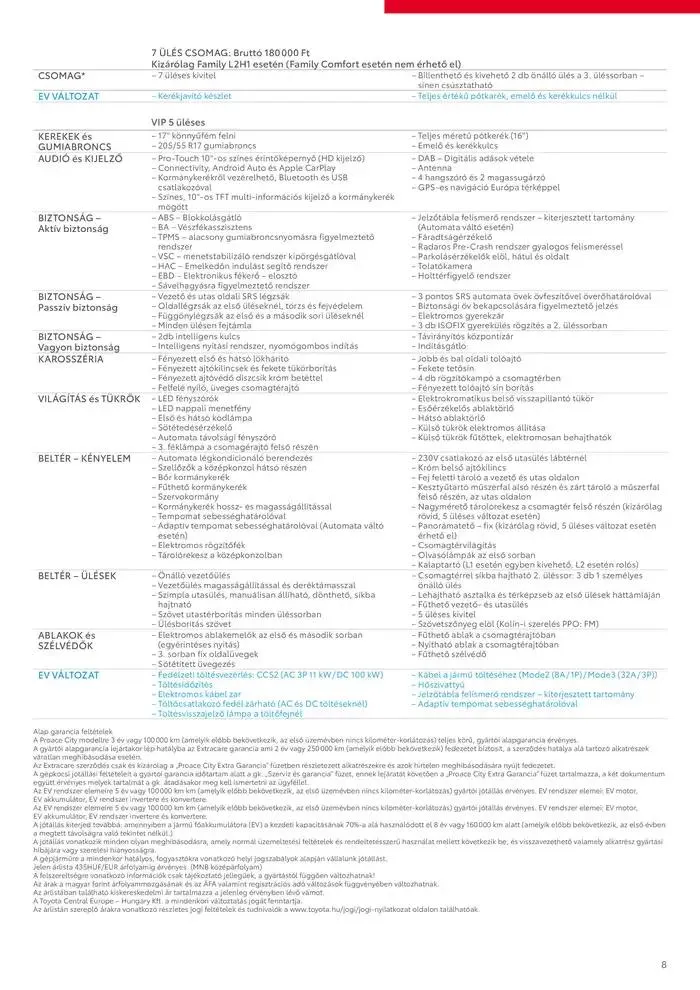 Katalógus Toyota Proace City Verso ICE november 15.-tól november 15.-ig 2025. - Oldal 8