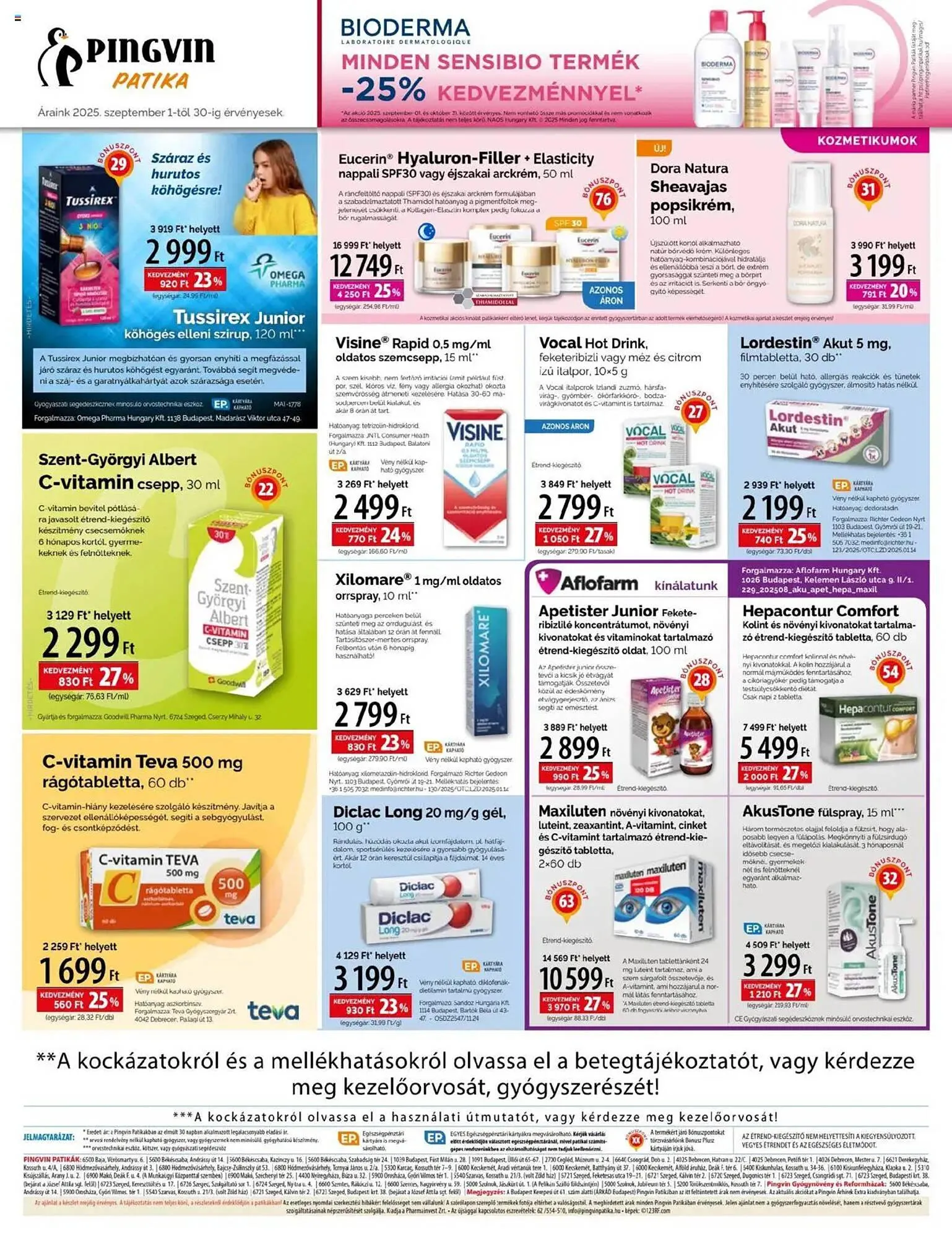 Katalógus Pingvin Patika akciós újság szeptember 1.-tól szeptember 30.-ig 2025. - Oldal 8