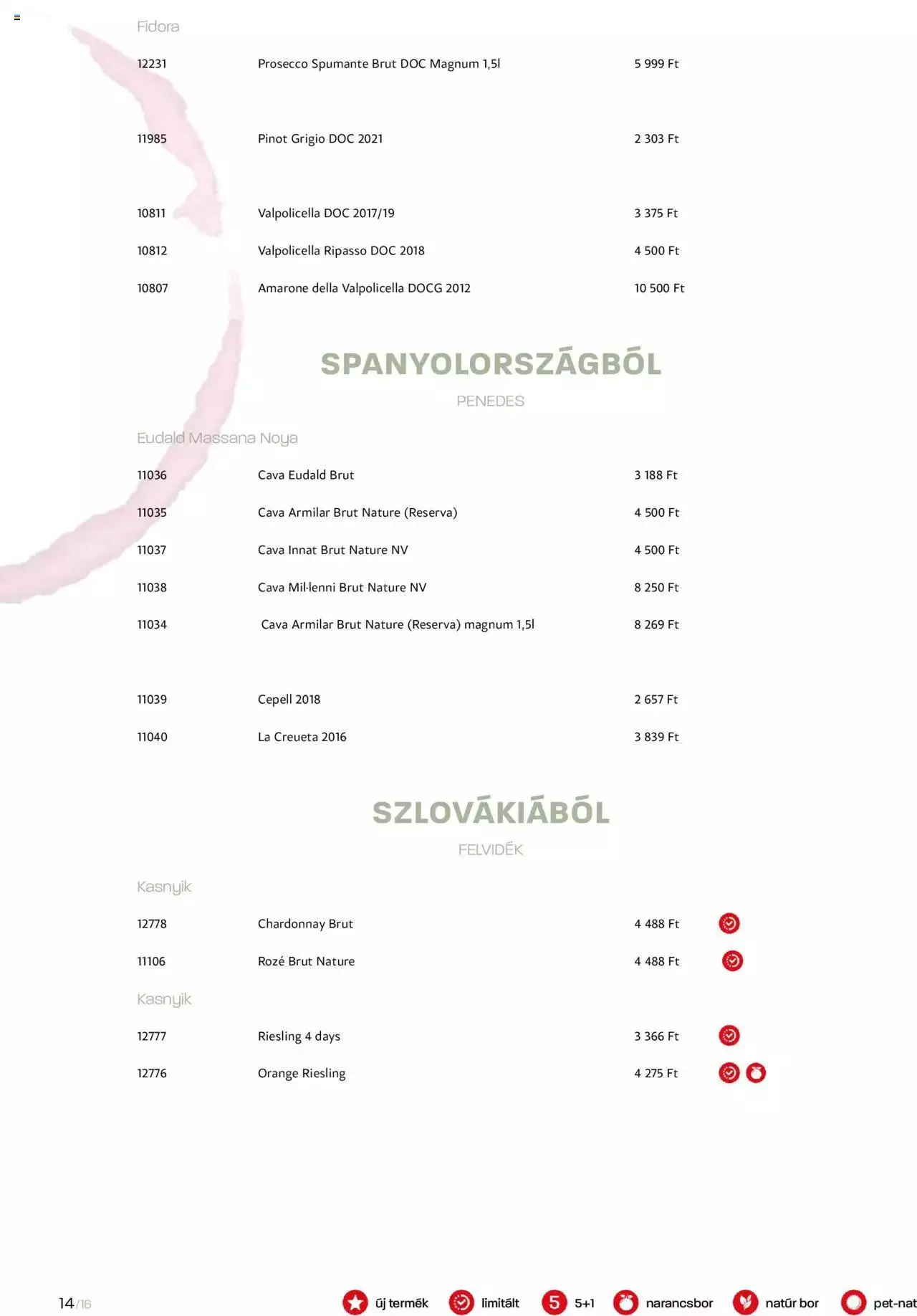 Katalógus Chef Market BOR & PEZSGŐ augusztus 11.-tól december 31.-ig 2023. - Oldal 14
