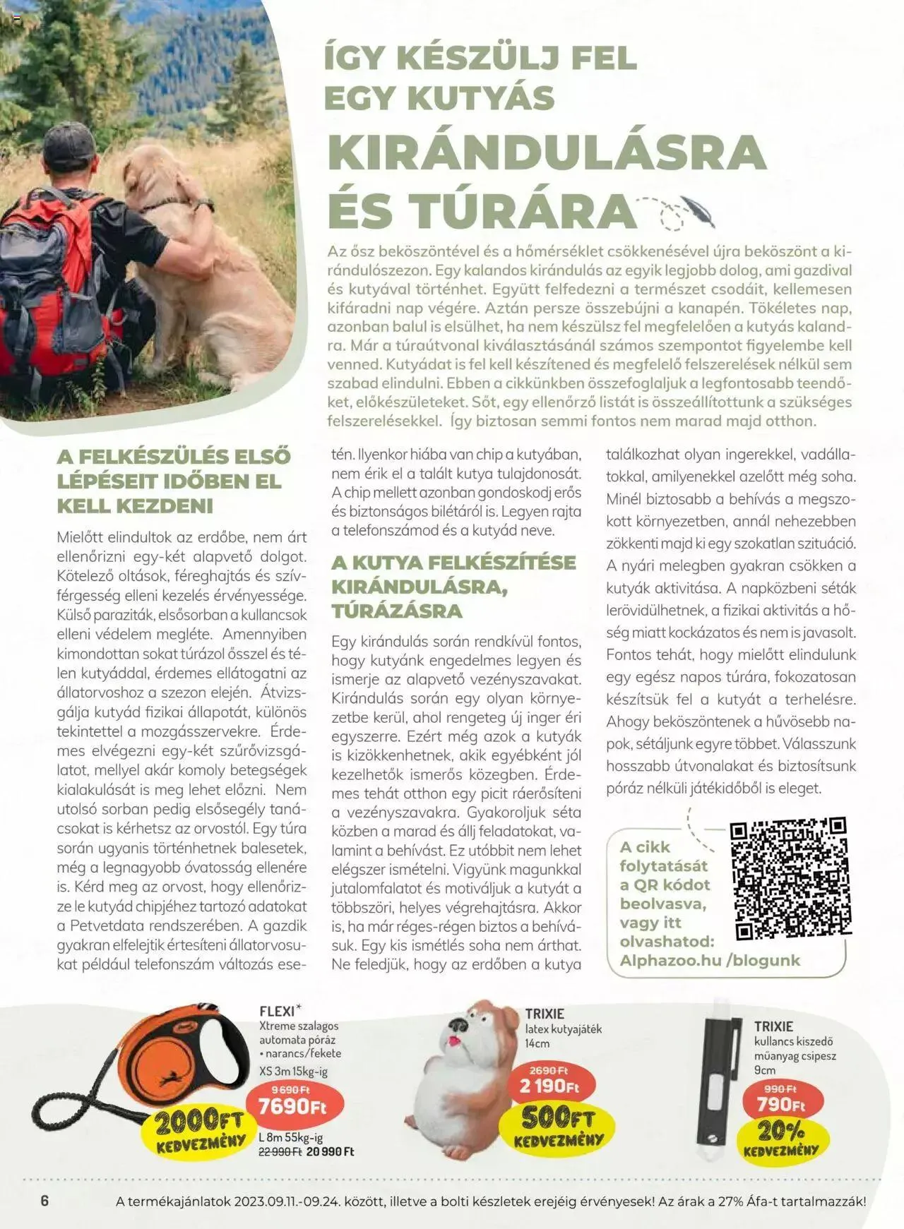 Katalógus AlphaZoo Akciós újság szeptember 11.-tól szeptember 24.-ig 2023. - Oldal 6