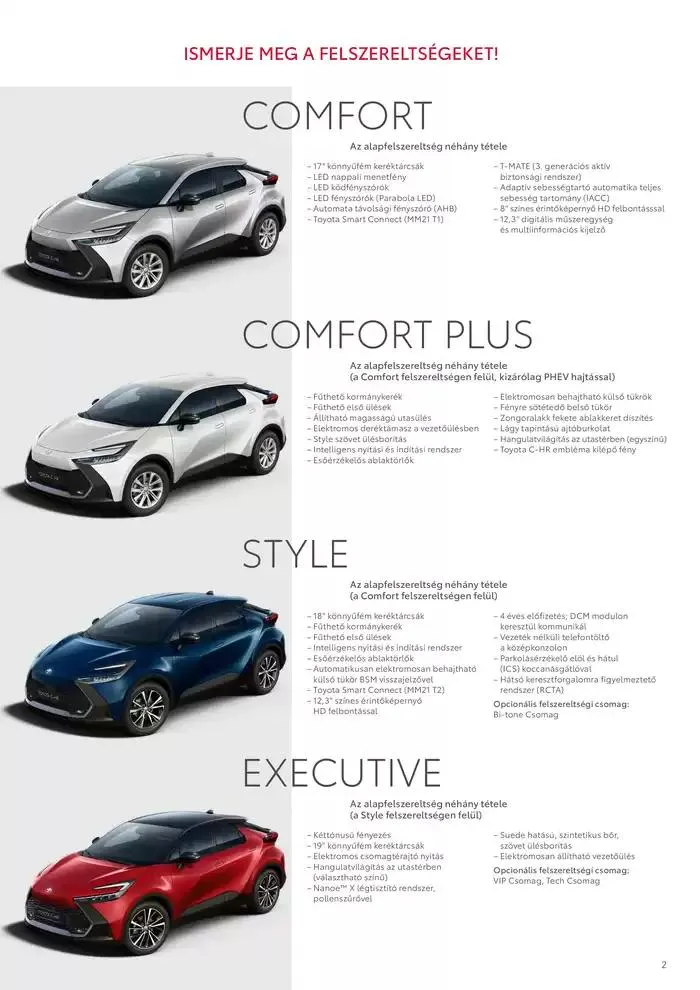 Katalógus Új Toyota C-HR Hybrid november 20.-tól november 20.-ig 2025. - Oldal 2