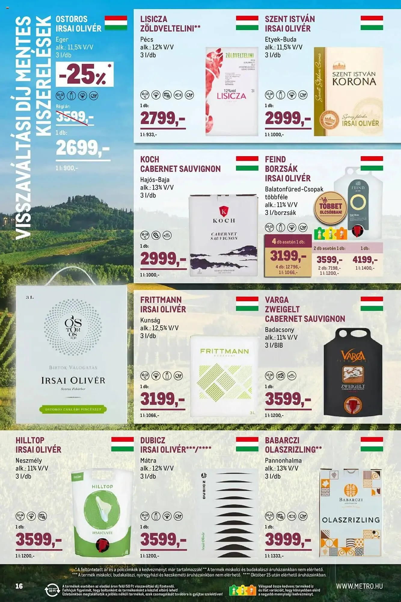 Katalógus Metro akciós újság október 1.-tól október 31.-ig 2025. - Oldal 16