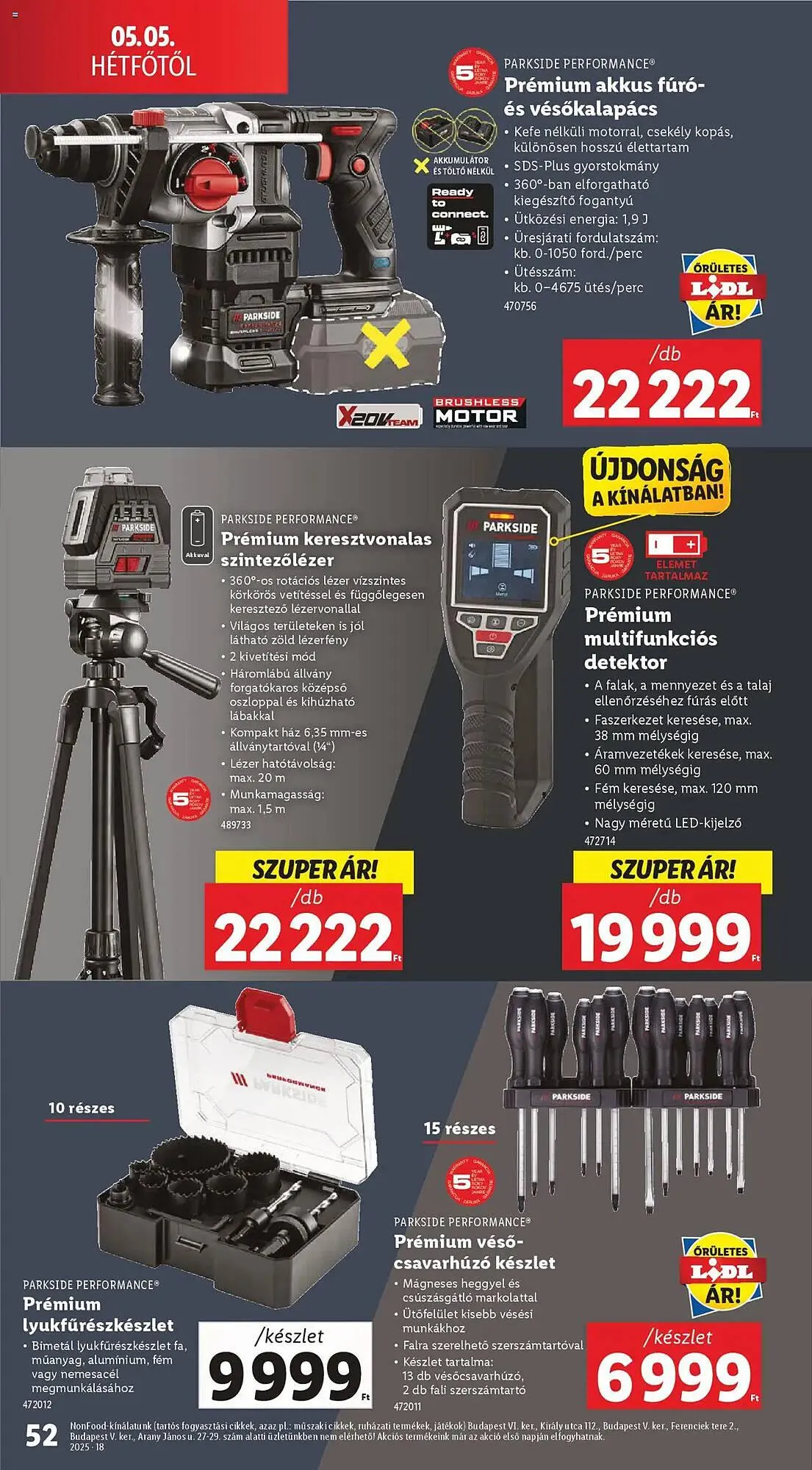 Katalógus Lidl akciós újság április 30.-tól május 7.-ig 2025. - Oldal 52