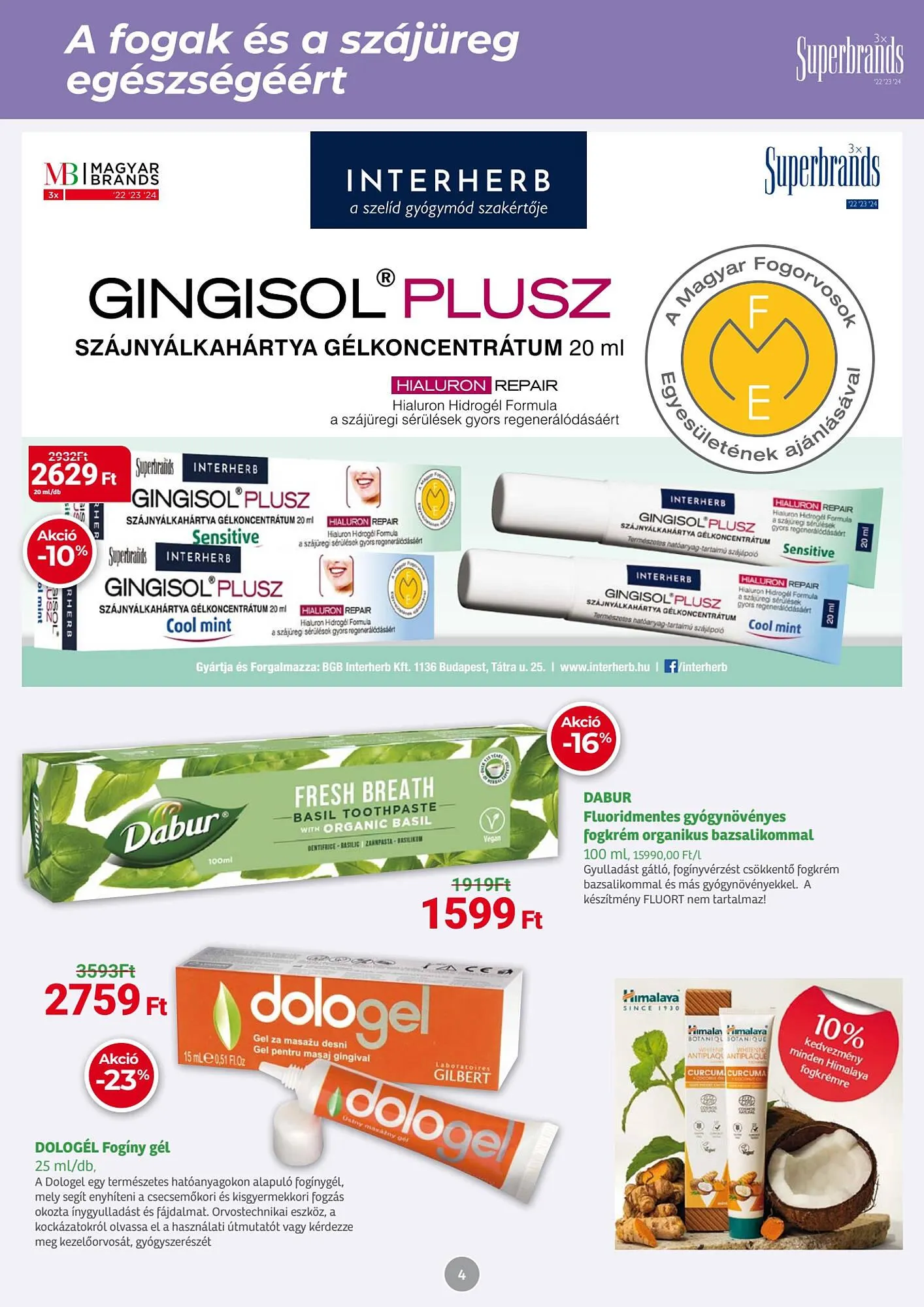 Katalógus Herbaház akciós újság március 3.-tól március 30.-ig 2025. - Oldal 4