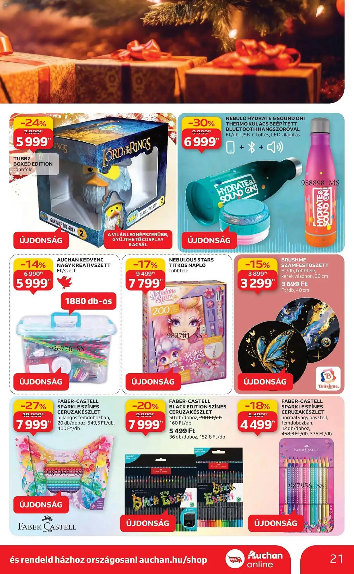 Katalógus Auchan akciós újság november 13.-tól december 24.-ig 2025. - Oldal 21