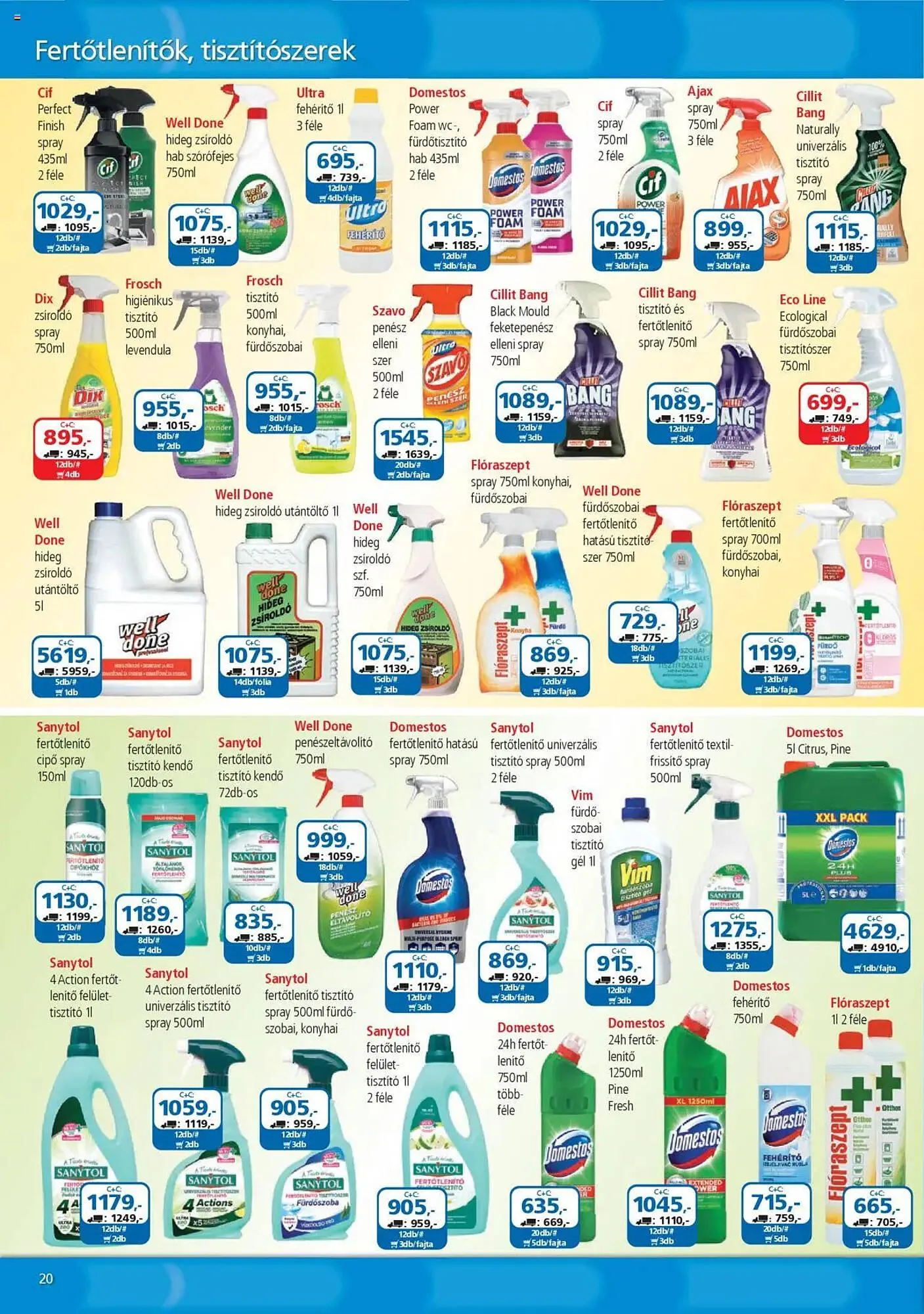 Katalógus ÁRKLUB akciós újság április 1.-tól április 30.-ig 2025. - Oldal 20
