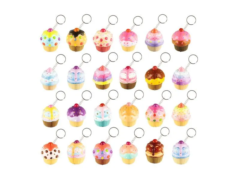 Squishy muffin kulcstató 24 féle