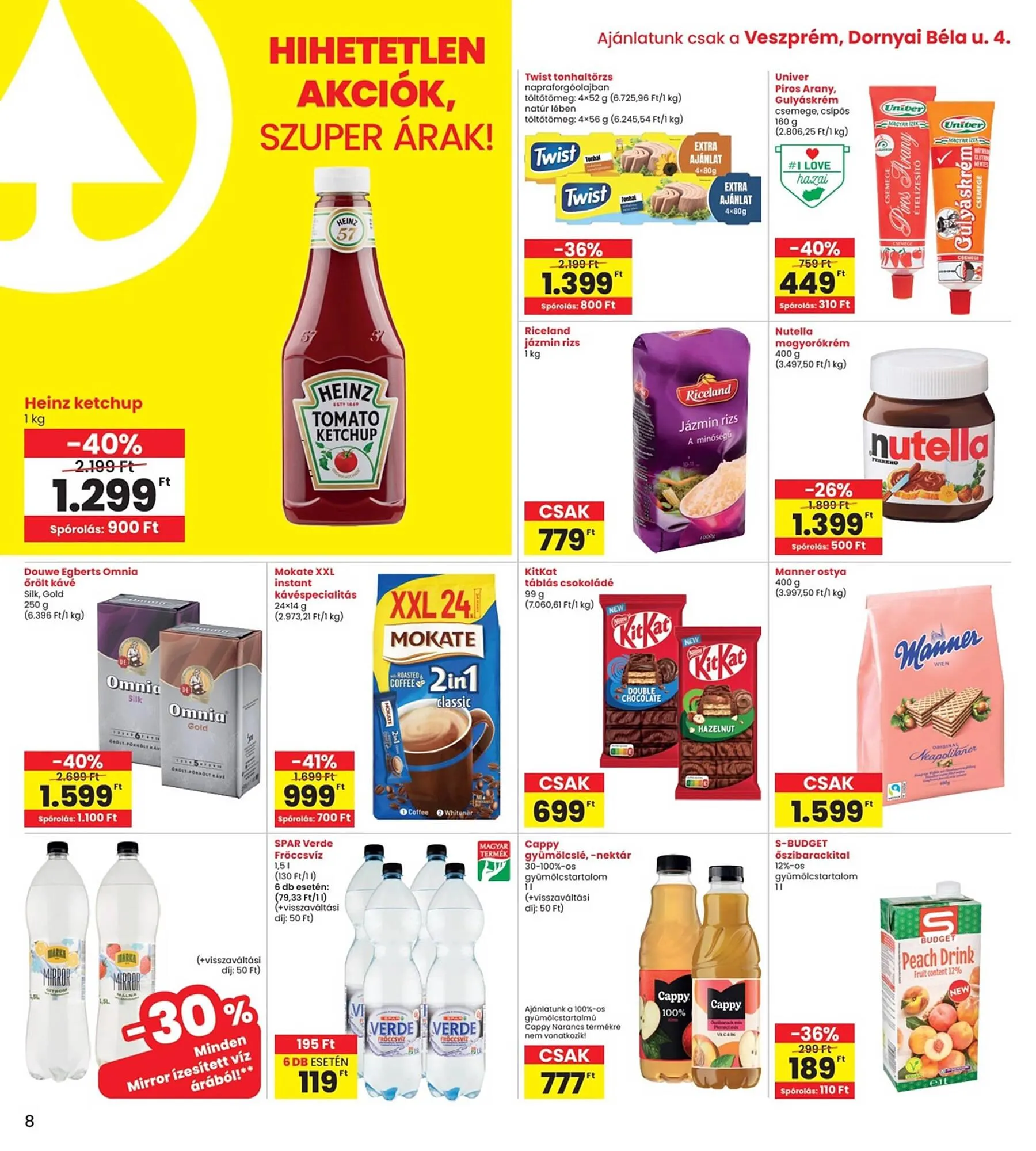 Katalógus Interspar akciós újság március 26.-tól április 4.-ig 2026. - Oldal 8