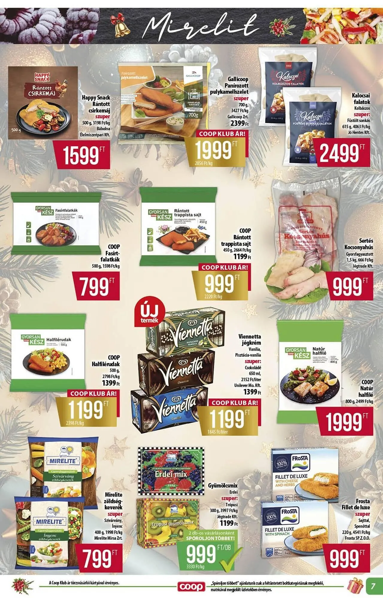 Katalógus Coop akciós újság december 18.-tól december 31.-ig 2025. - Oldal 7