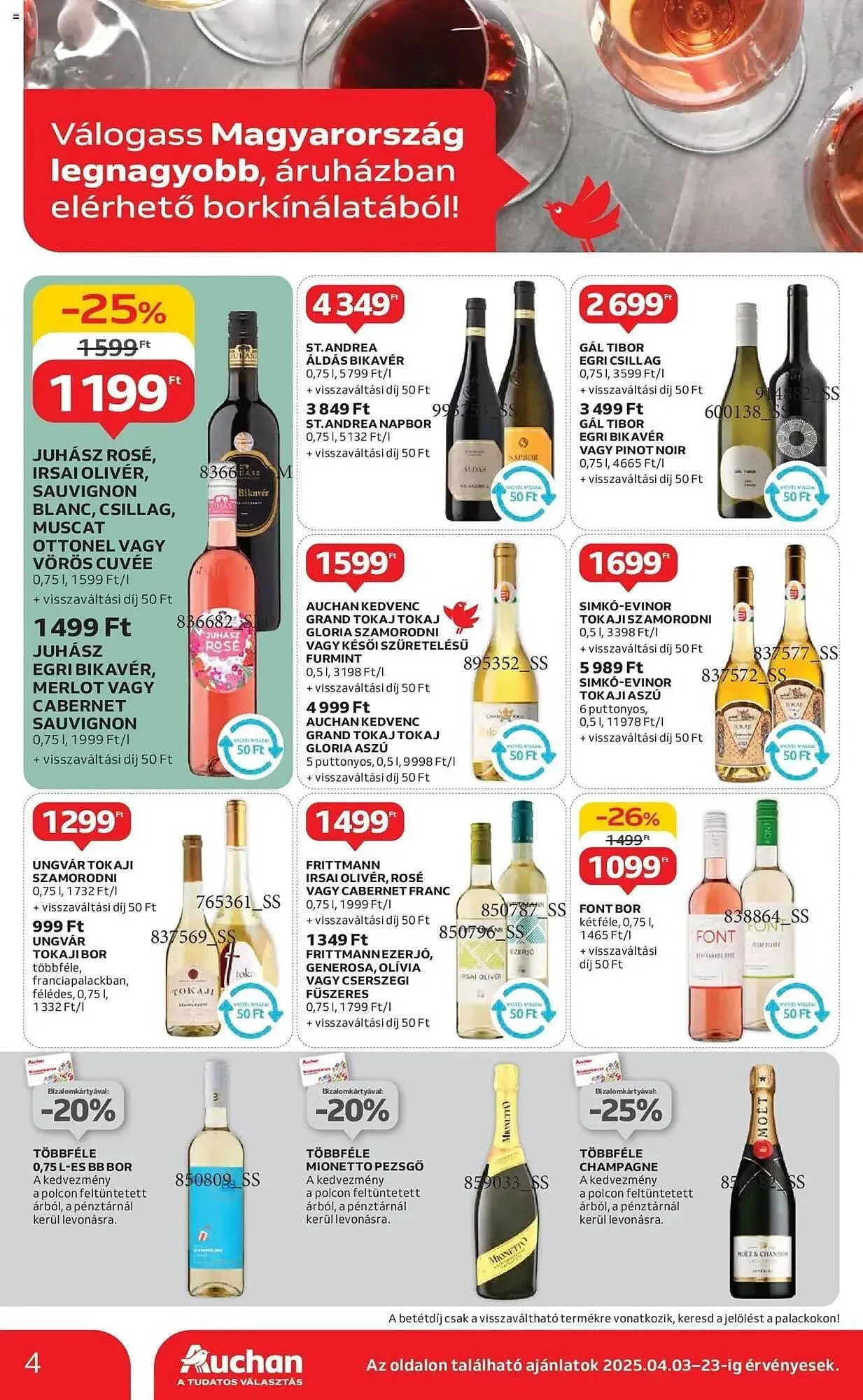 Katalógus Auchan akciós újság április 3.-tól április 9.-ig 2025. - Oldal 4