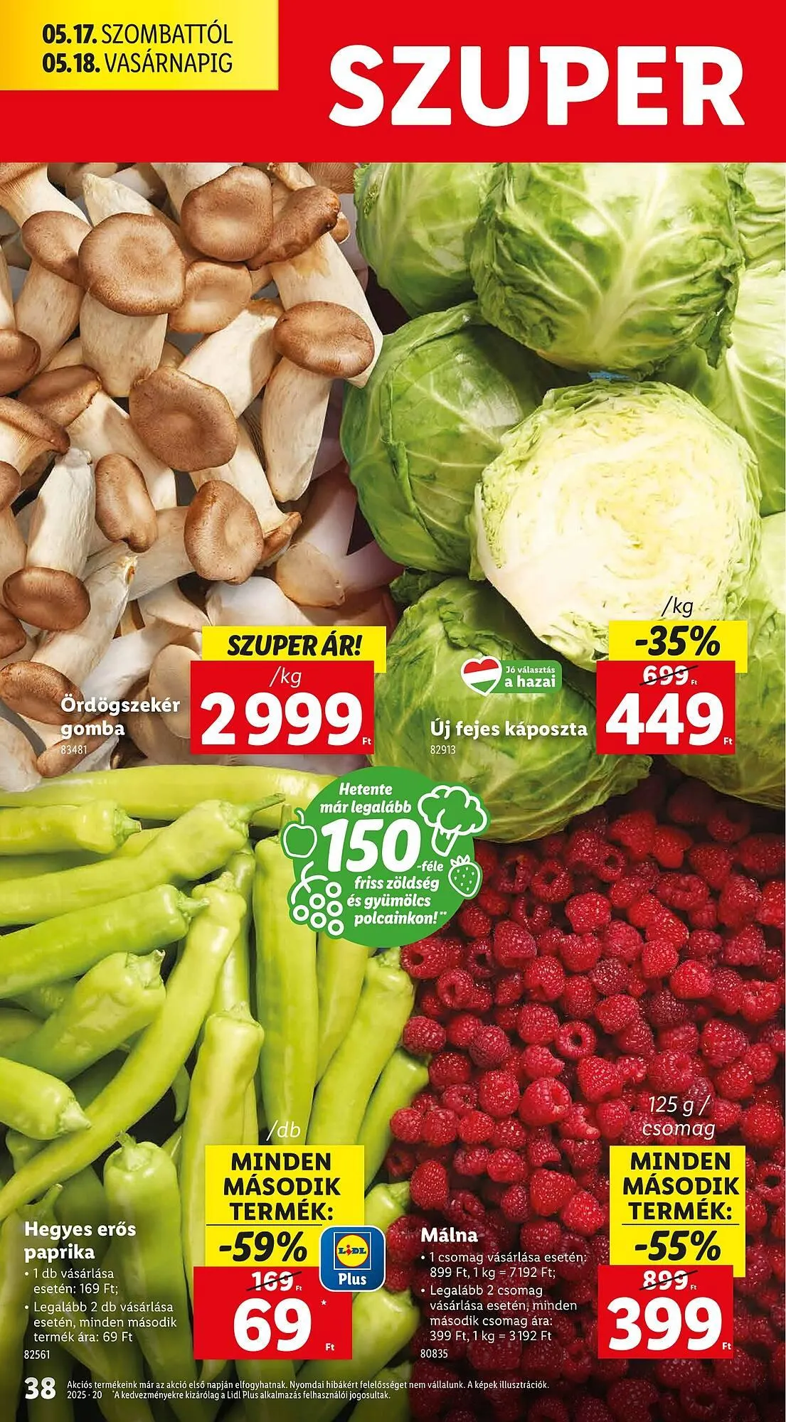 Katalógus Lidl akciós újság május 15.-tól május 21.-ig 2025. - Oldal 38