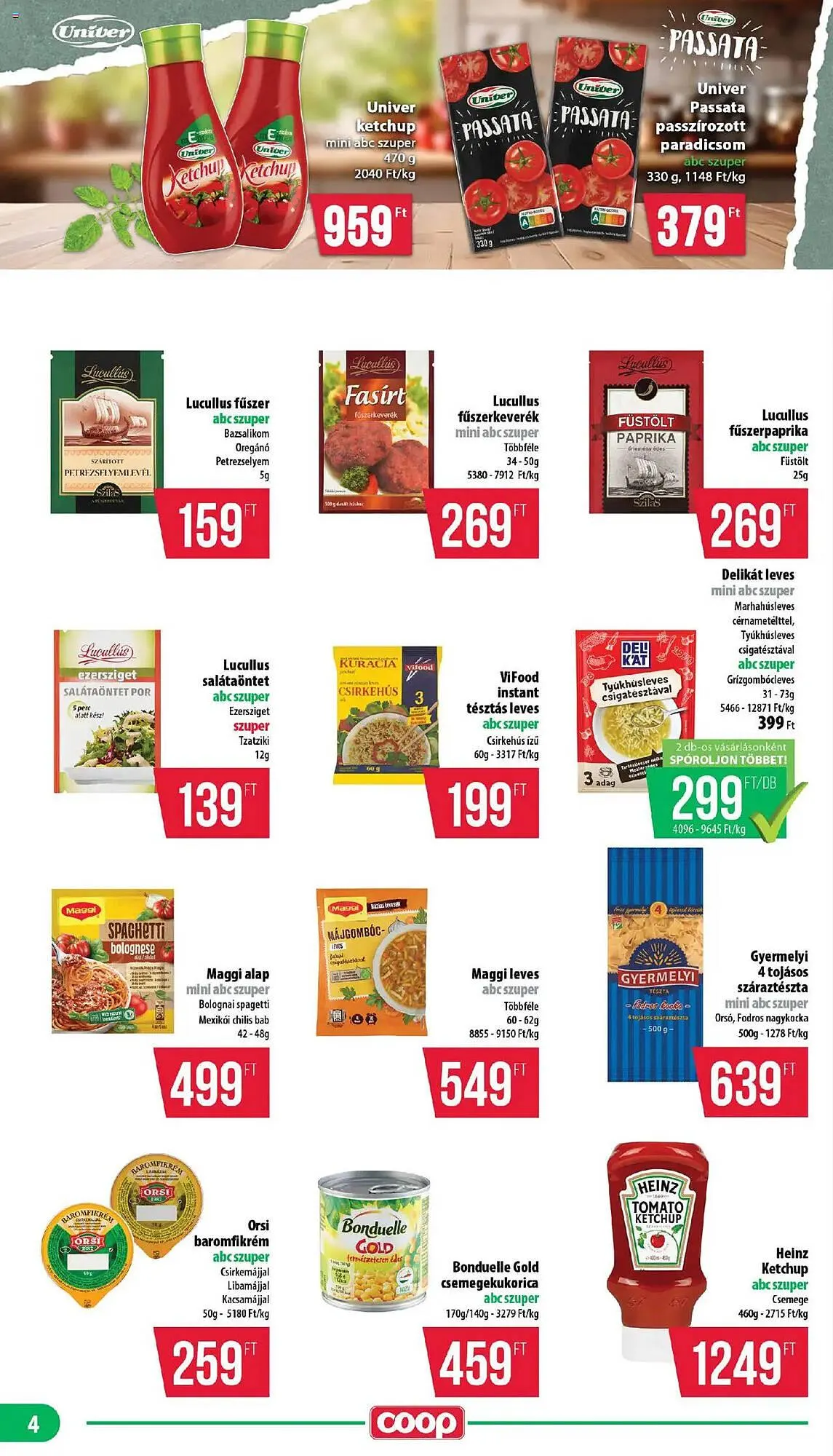 Katalógus Coop akciós újság április 24.-tól április 30.-ig 2025. - Oldal 4