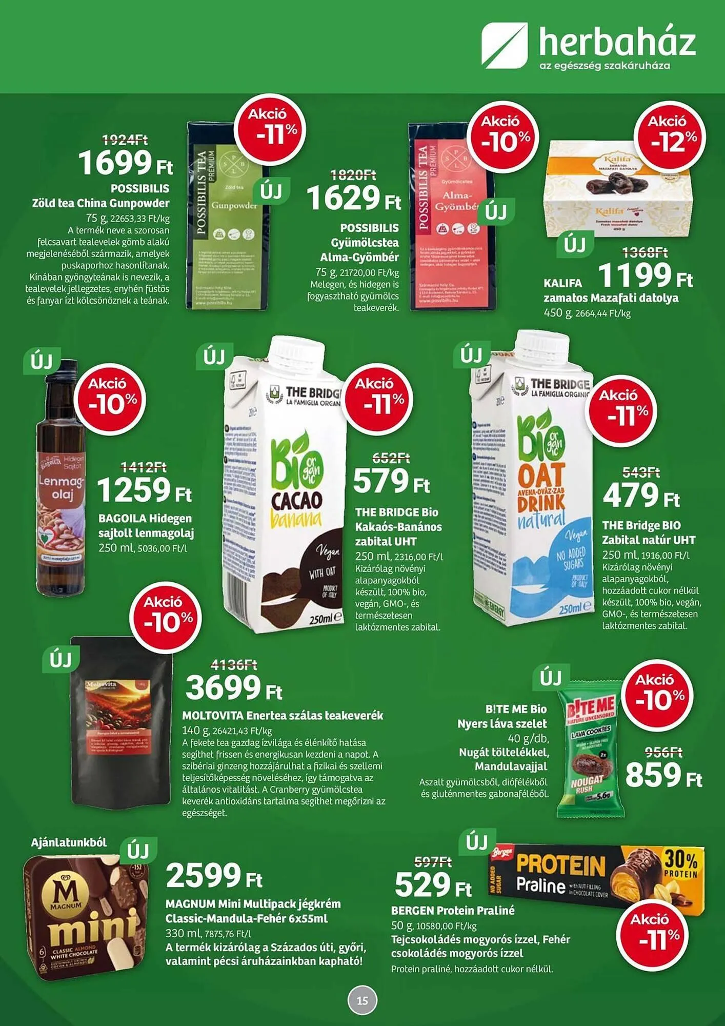Katalógus Herbaház akciós újság augusztus 4.-tól augusztus 31.-ig 2025. - Oldal 15