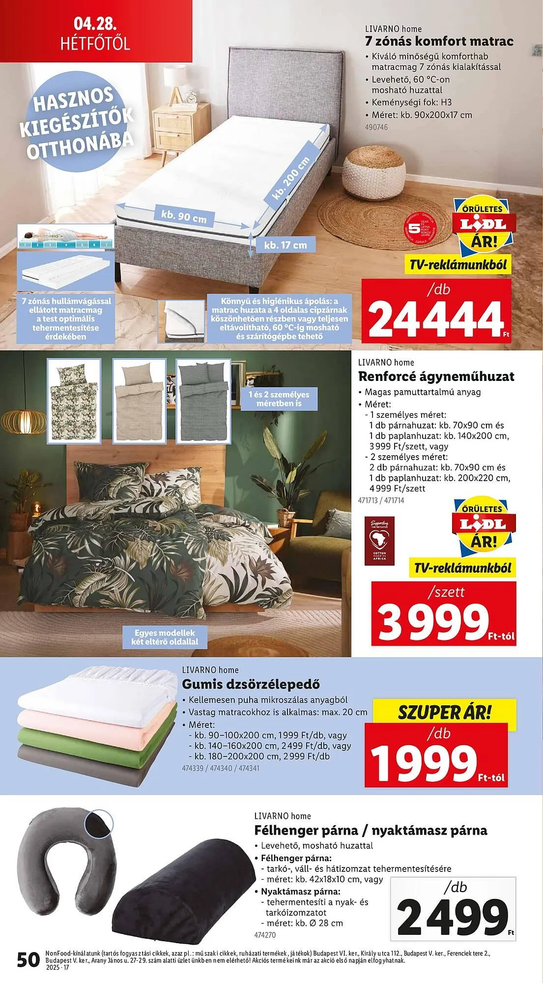 Katalógus Lidl akciós újság április 24.-tól április 29.-ig 2025. - Oldal 50