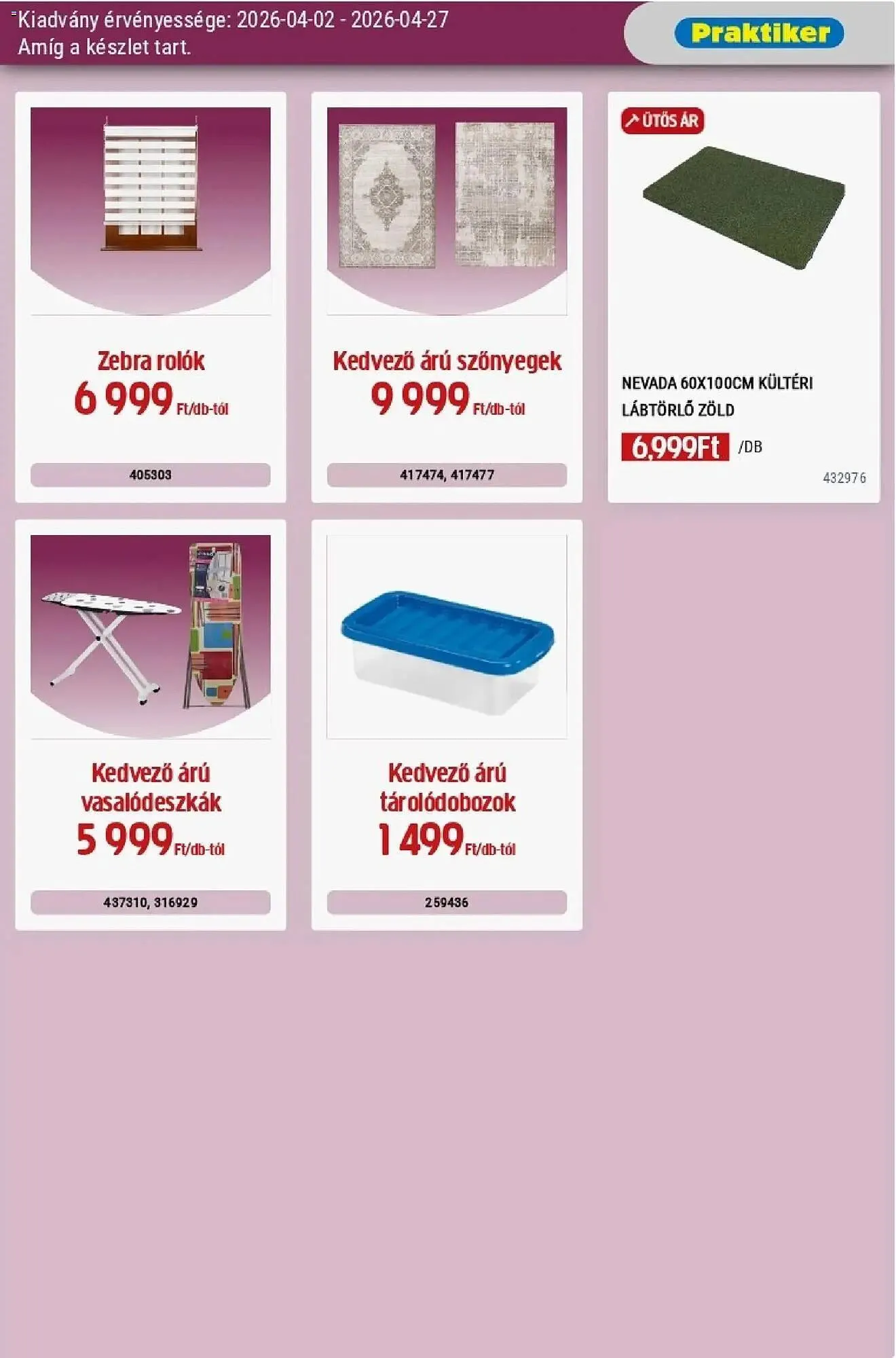 Katalógus Praktiker akciós újság április 2.-tól április 27.-ig 2026. - Oldal 33