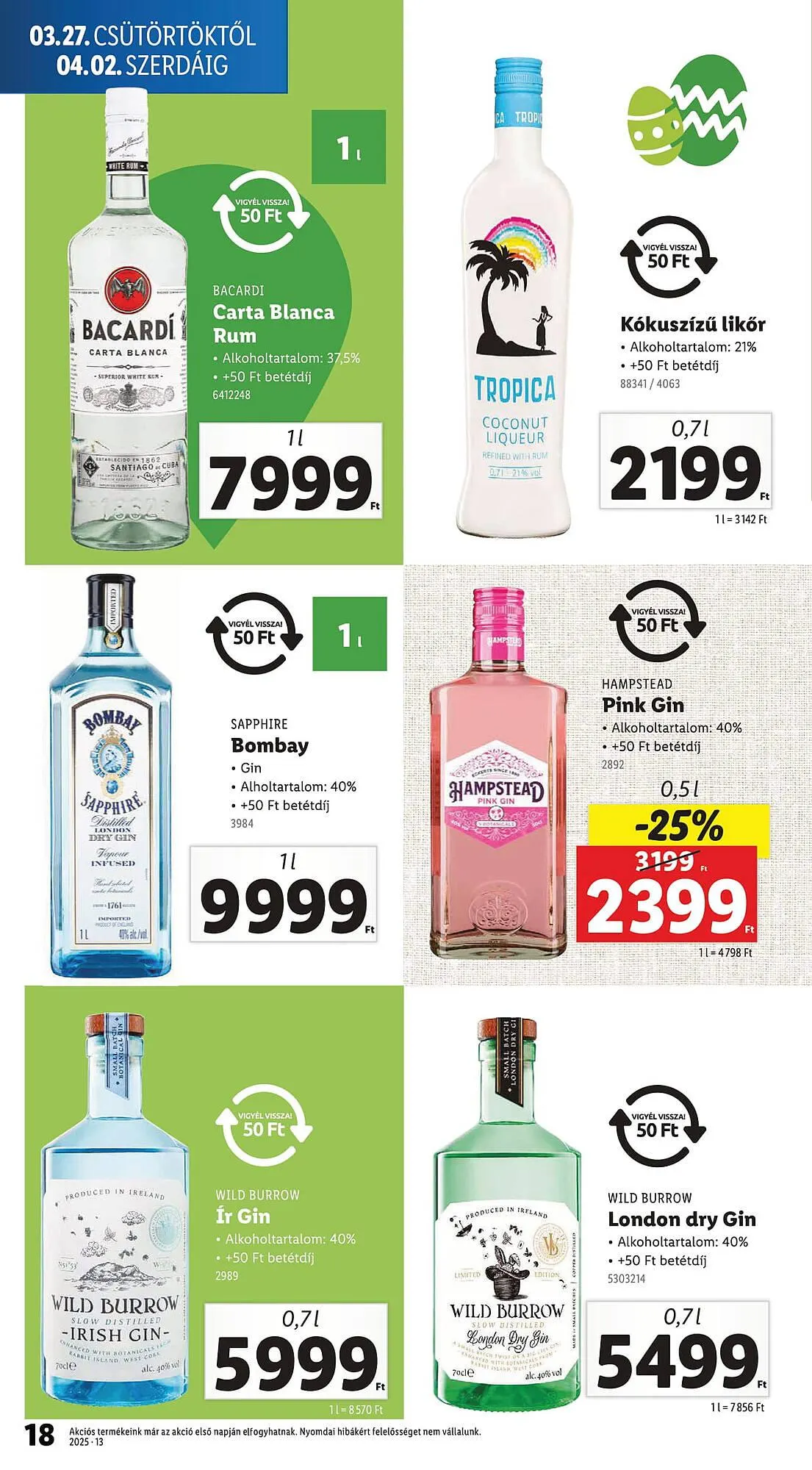 Katalógus Lidl akciós újság március 27.-tól április 2.-ig 2025. - Oldal 18