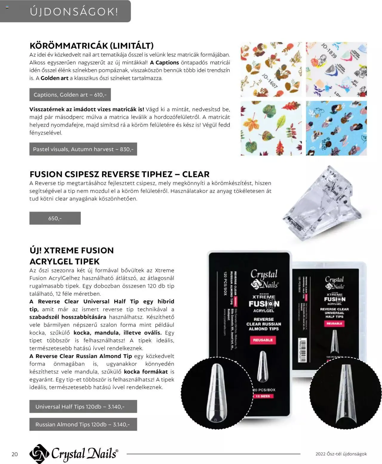 Katalógus Crystal Nails - Ősz / Tél katalógus szeptember 5.-tól december 31.-ig 2023. - Oldal 20