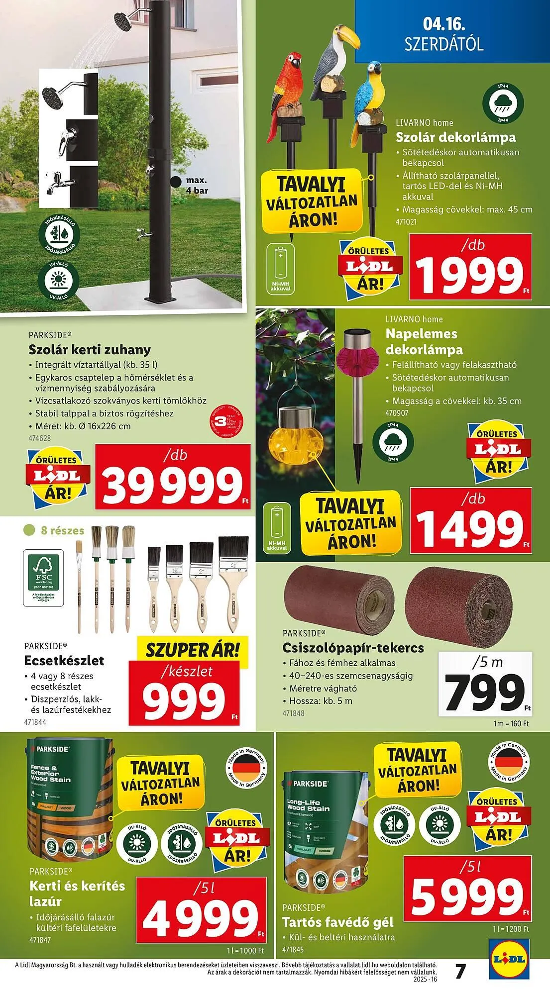 Katalógus Lidl akciós újság április 16.-tól április 19.-ig 2025. - Oldal 7