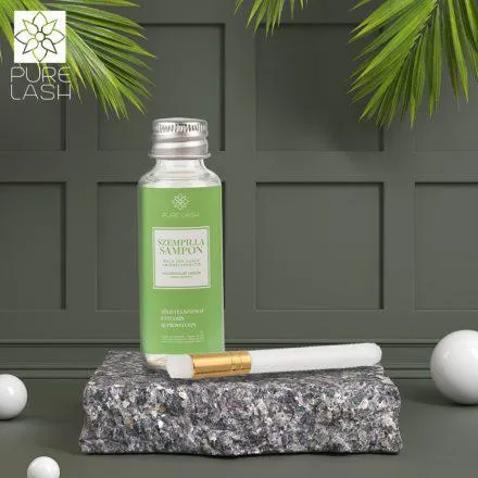 30 ml-es zöld tea illatú szempillasampon ecsettel