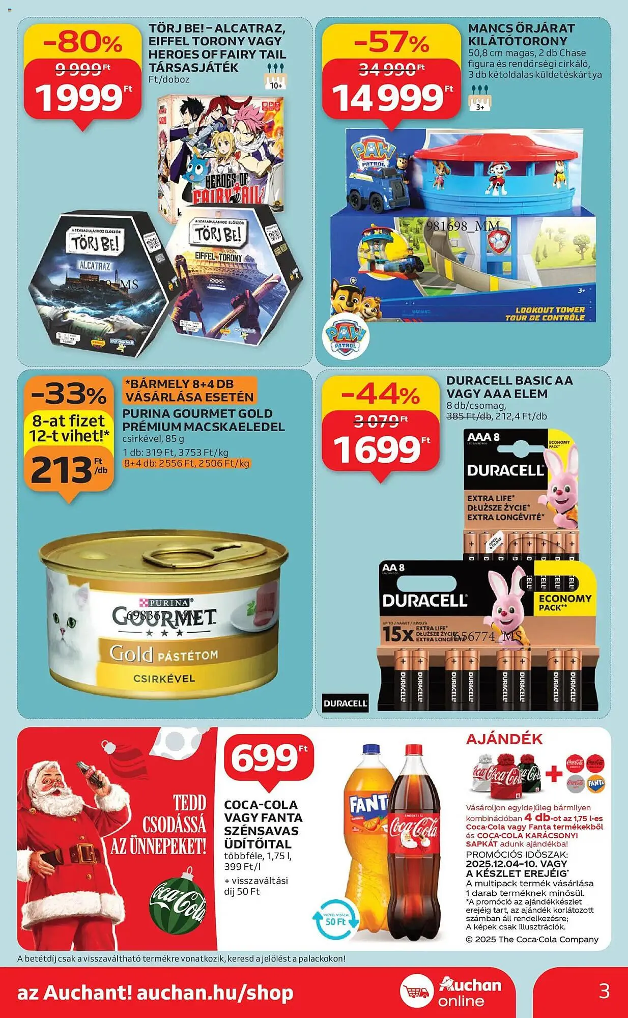 Katalógus Auchan akciós újság december 4.-tól december 10.-ig 2025. - Oldal 3