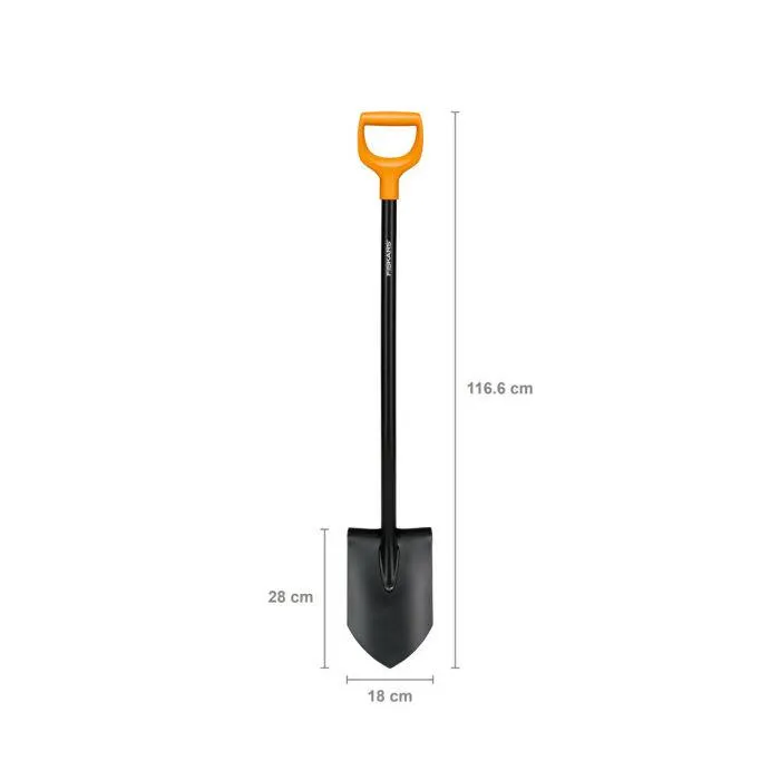 Fiskars Solid™ fém hegyes ásó 116 cm