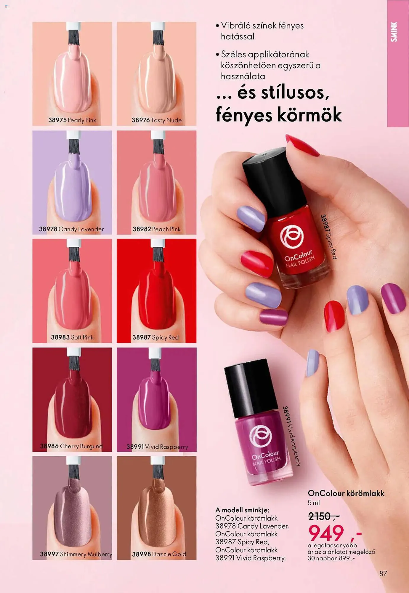 Katalógus Oriflame katalógus január 21.-tól február 10.-ig 2026. - Oldal 87