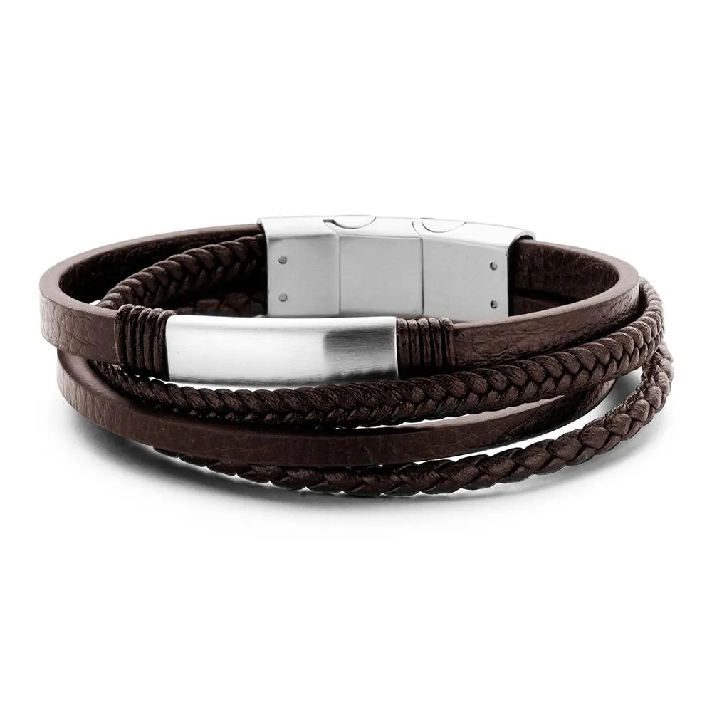 FRANK 1967 férfi bőr karkötő