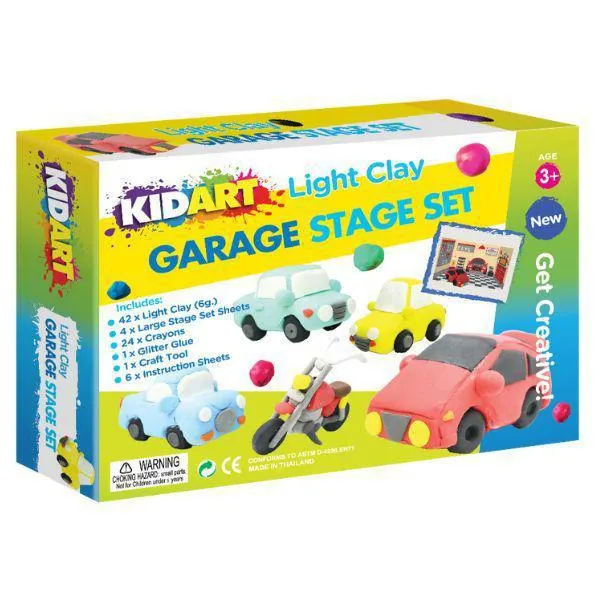 Modellező gyurma készlet - Garázs