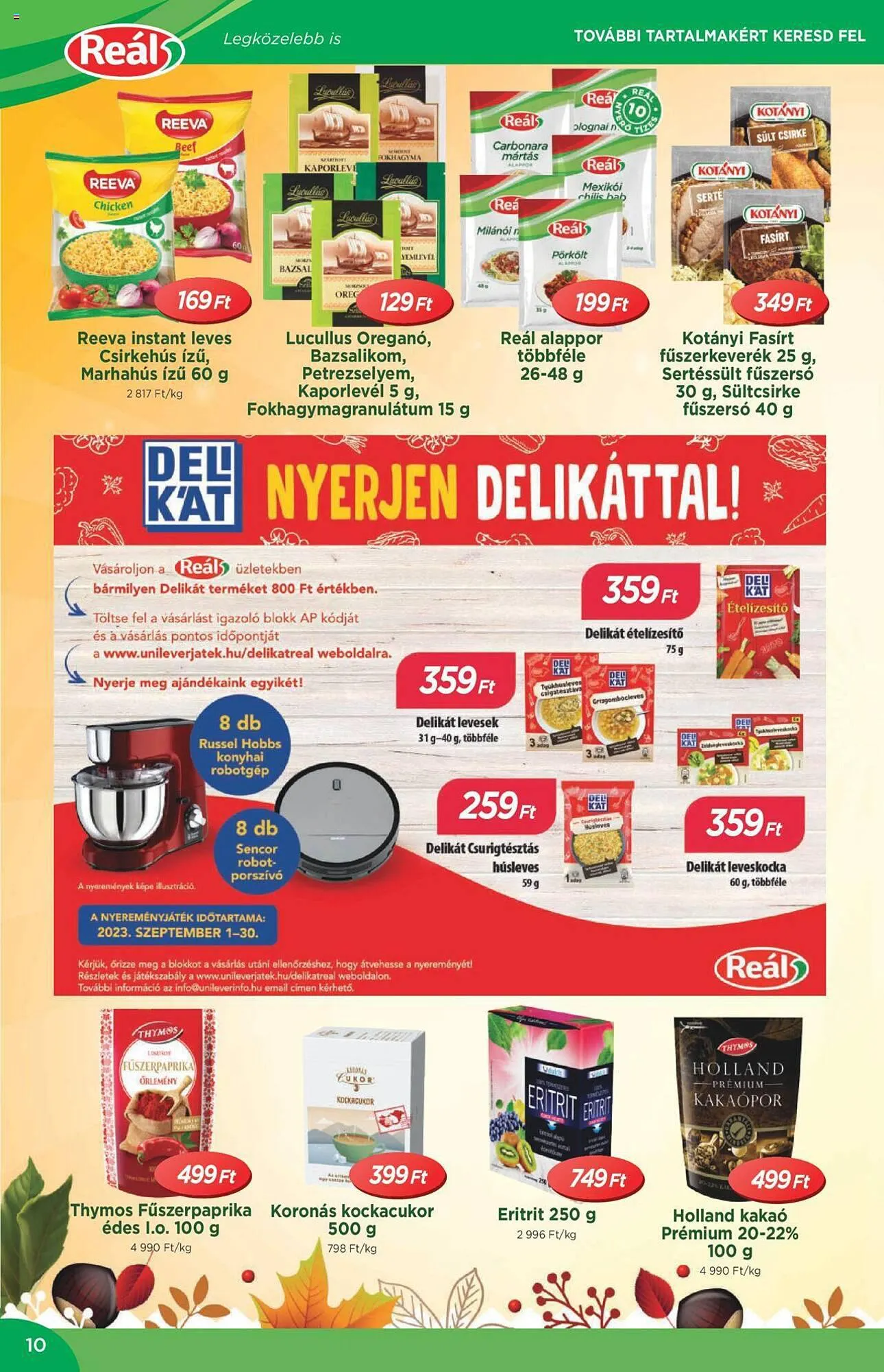 Katalógus Real akciós újság szeptember 6.-tól szeptember 17.-ig 2023. - Oldal 10