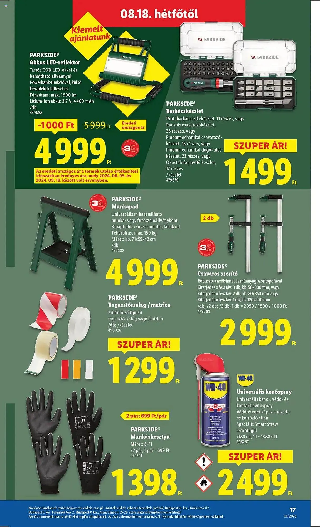 Katalógus Lidl akciós újság augusztus 14.-tól augusztus 20.-ig 2025. - Oldal 17