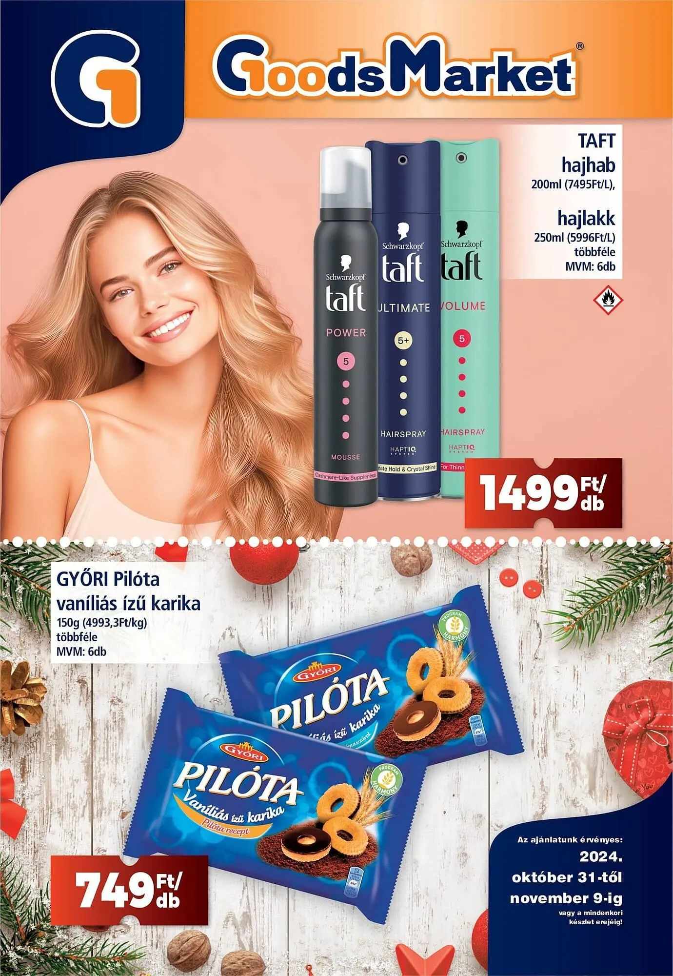 Katalógus Goods Market akciós újság október 31.-tól november 9.-ig 2024. - Oldal 1