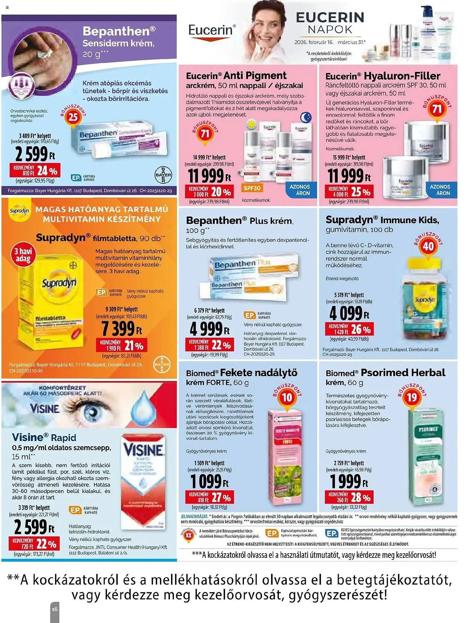Katalógus Pingvin Patika akciós újság március 1.-tól március 31.-ig 2026. - Oldal 16