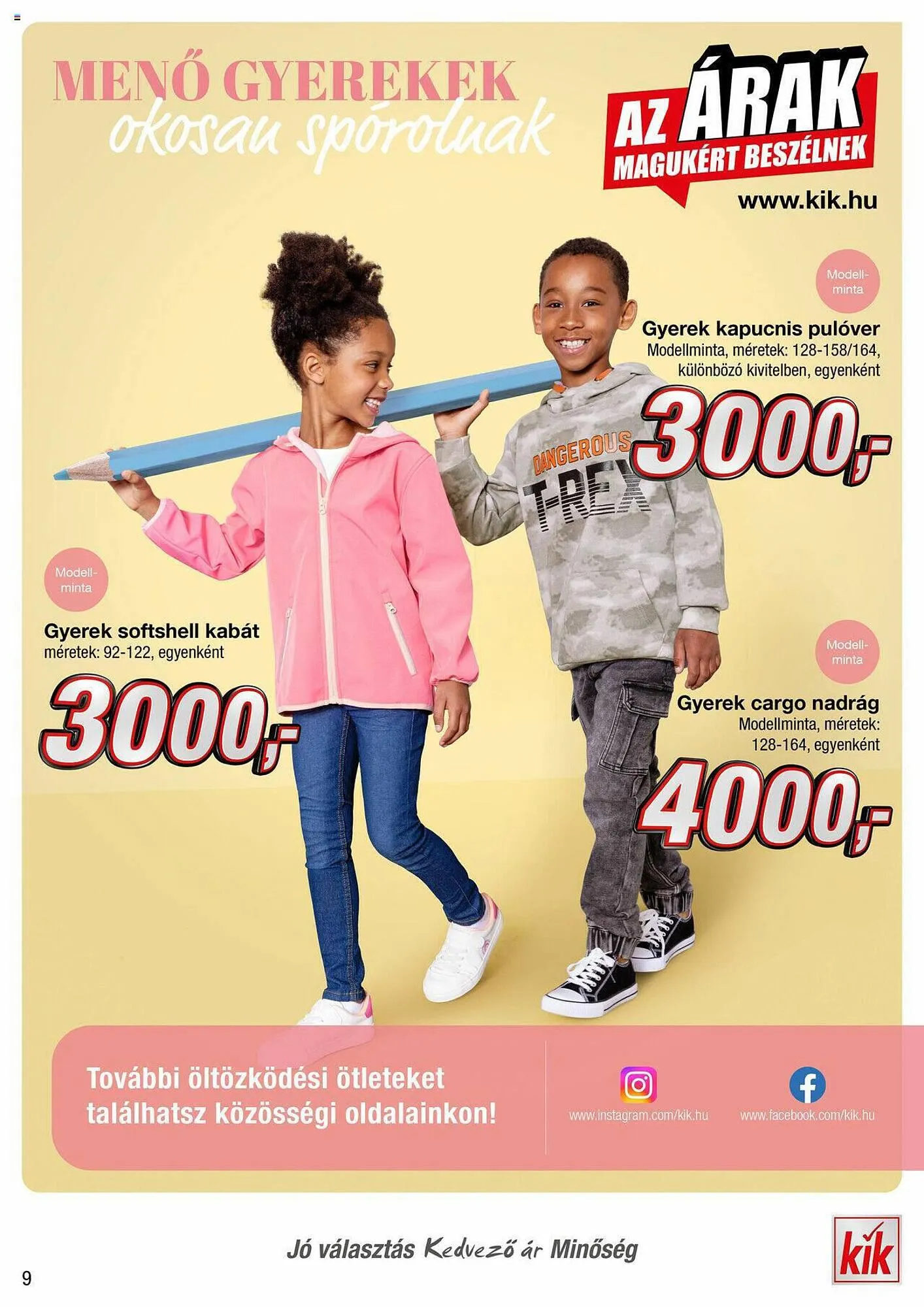 Katalógus Kik akciós újság augusztus 21.-tól szeptember 4.-ig 2023. - Oldal 9