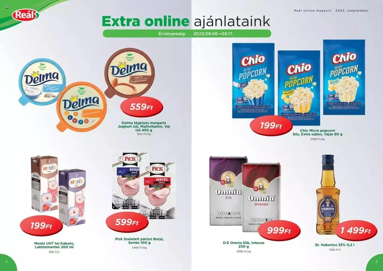 Katalógus Reál - Online magazin szeptember 6.-tól szeptember 17.-ig 2023. - Oldal 2