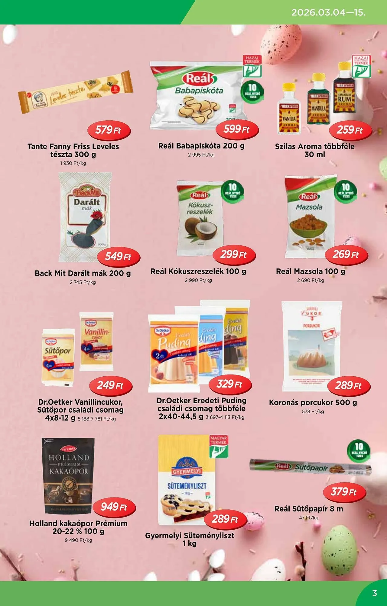 Katalógus Real akciós újság március 4.-tól március 15.-ig 2026. - Oldal 3