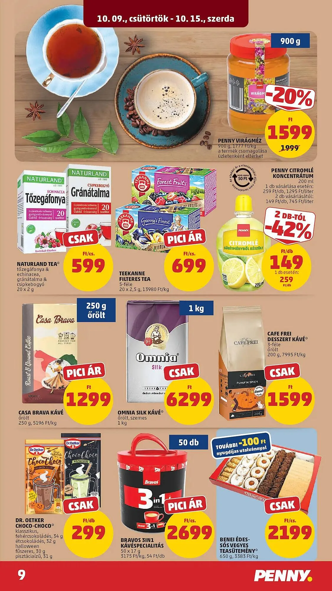 Katalógus PENNY akciós újság október 9.-tól október 15.-ig 2025. - Oldal 9