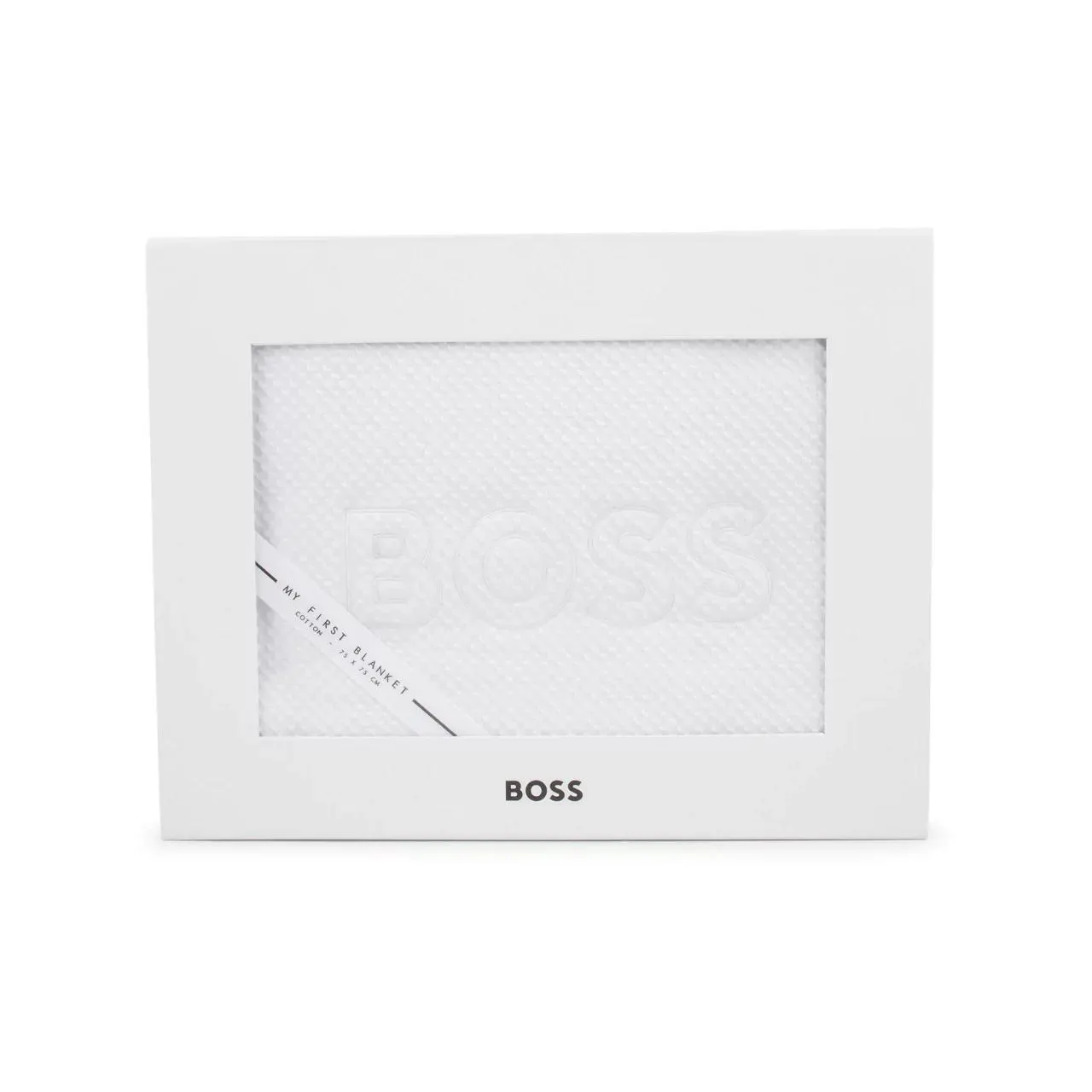 BOSS KIDS Logo Interlock Blanket