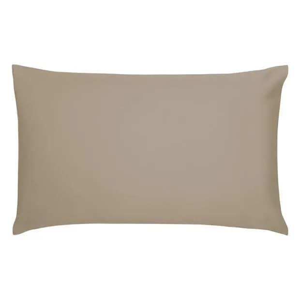 Cotton Plain Dye Pillowcase Pair