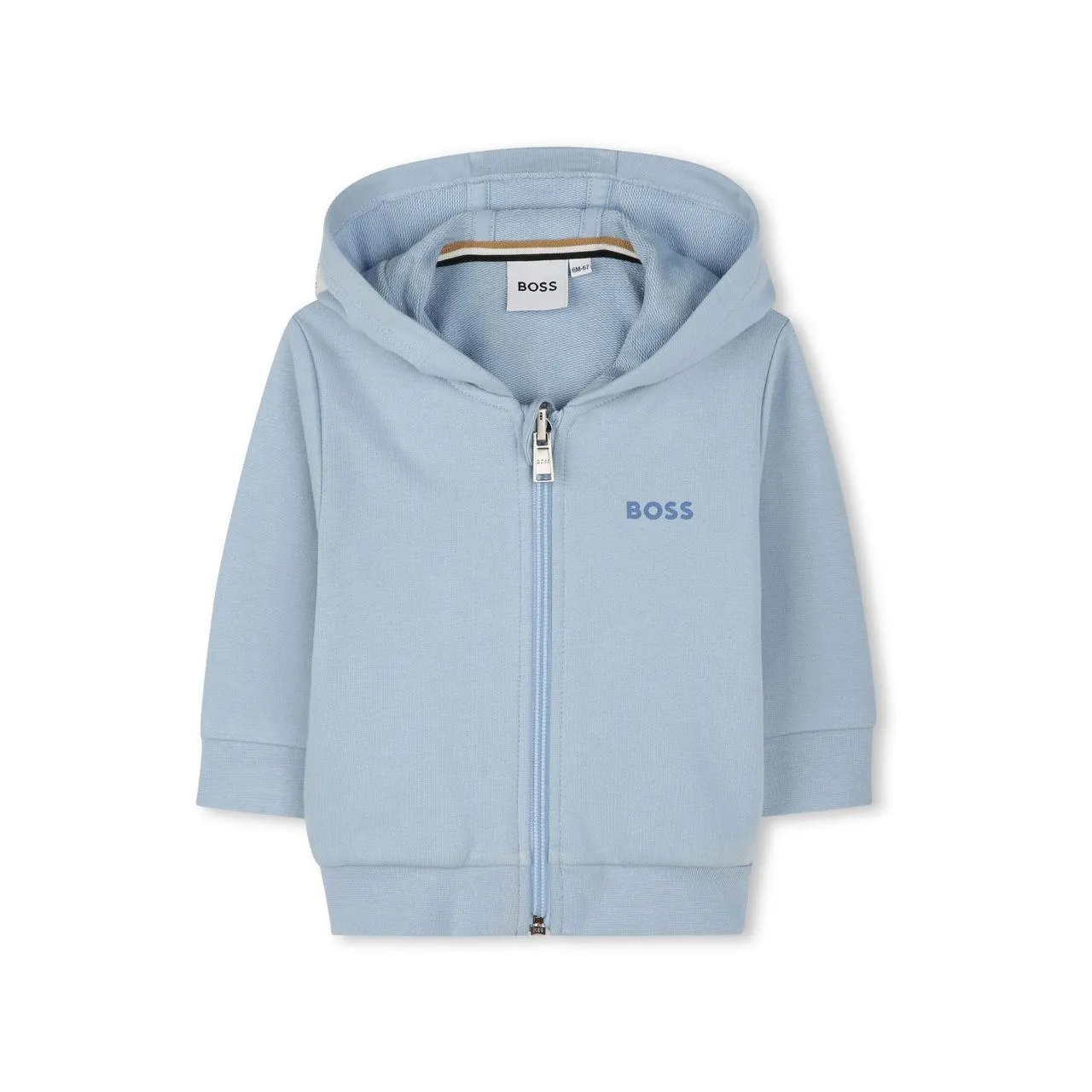 BOSS KIDS Logo Zipped Hoodie