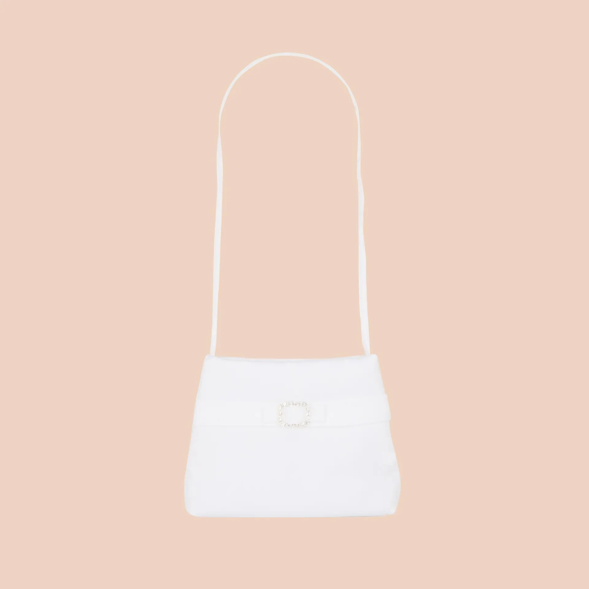 Diamanté Buckle Shoulder Communion Bag