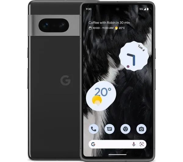 GOOGLE Pixel 7 - 256 GB, Obsidian