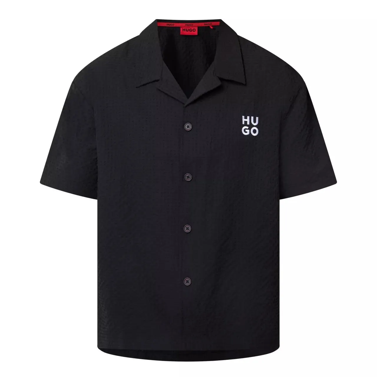 New in HUGO Chaffle Waffle Logo Shirt €105.00