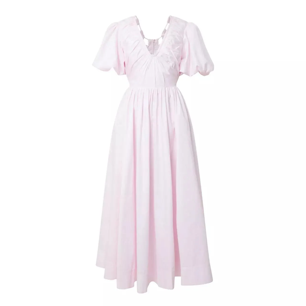 AJE Esmerie Puff-Sleeve Flared Dress